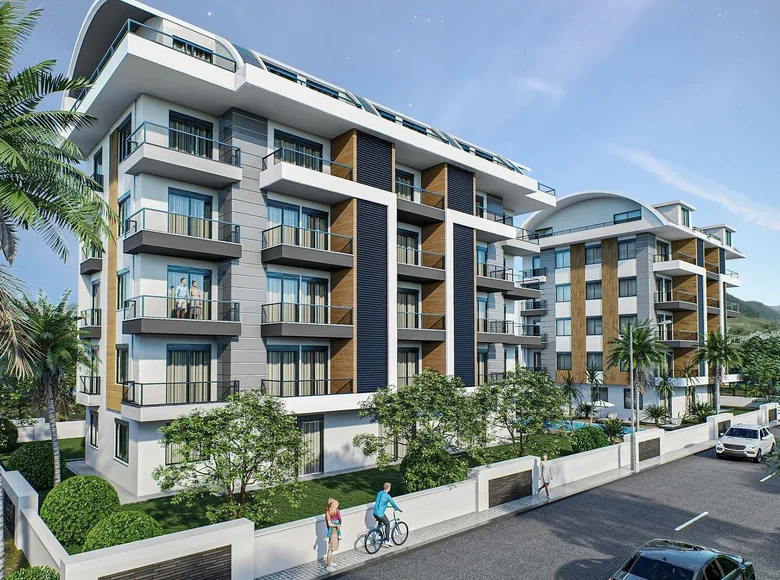 Mieszkanie 2 pokoi 52 m² Oba, Turcja