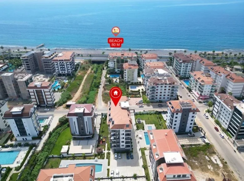 Квартира 1 спальня 55 м² Средиземноморский регион, Турция