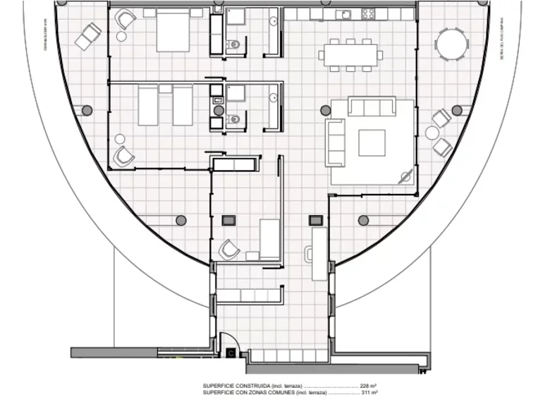 Wohnung 4 Zimmer 216 m² Benidorm, Spanien