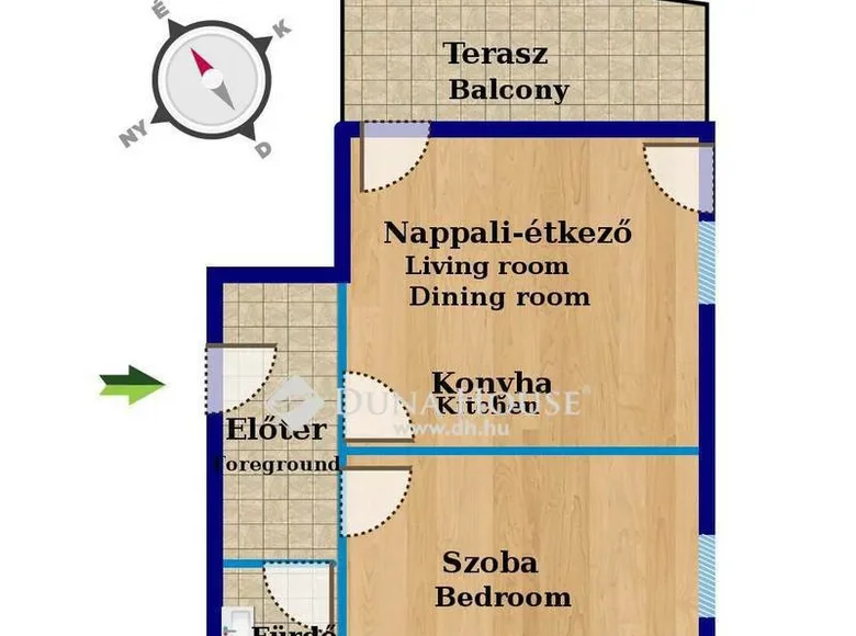 Mieszkanie 49 m² Siofok, Węgry