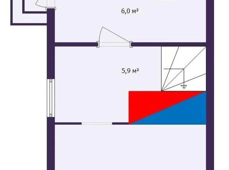 Dom 34 m² Krasnadvorski siel ski Saviet, Białoruś