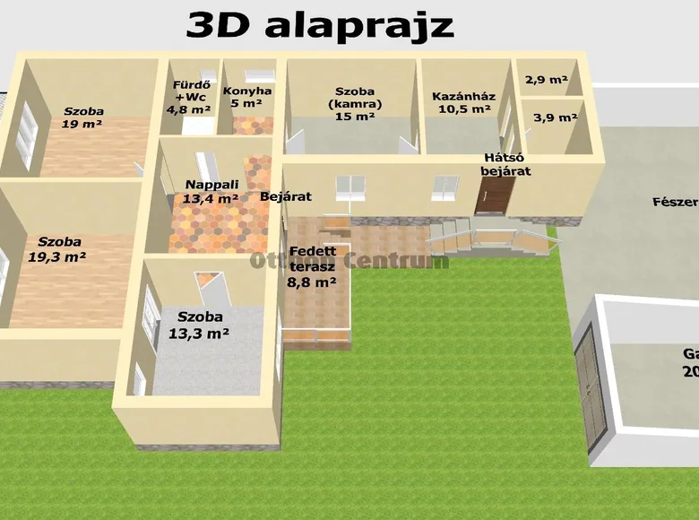 Dom 4 pokoi 107 m² Egri jaras, Węgry