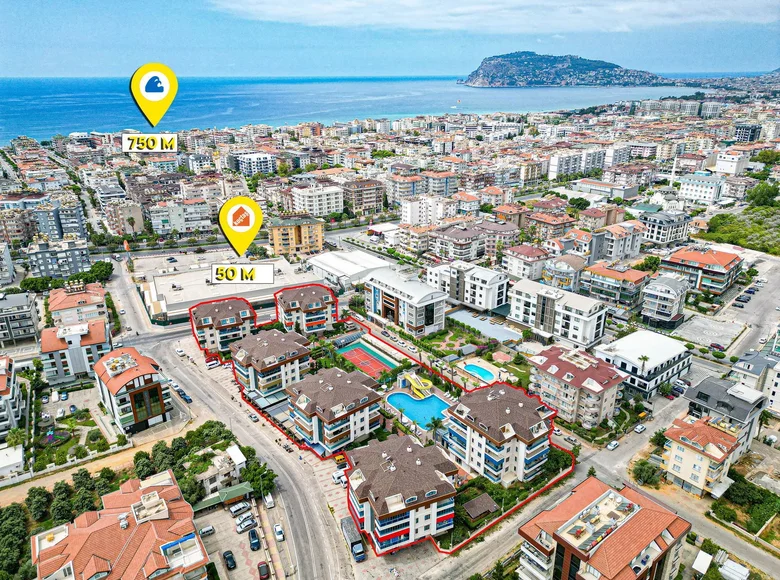 Wohnung 3 Schlafzimmer 135 m² Alanya, Türkei