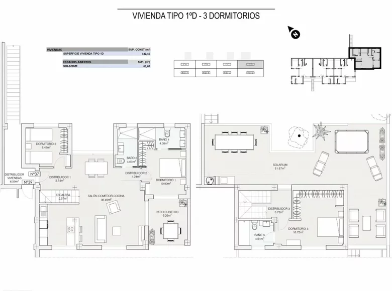 Wohnung 3 Schlafzimmer 132 m² Pilar de la Horadada, Spanien