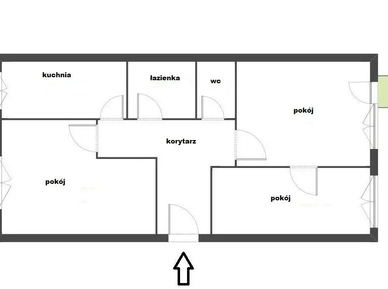 Wohnung 3 zimmer 24 m² Warschau, Polen