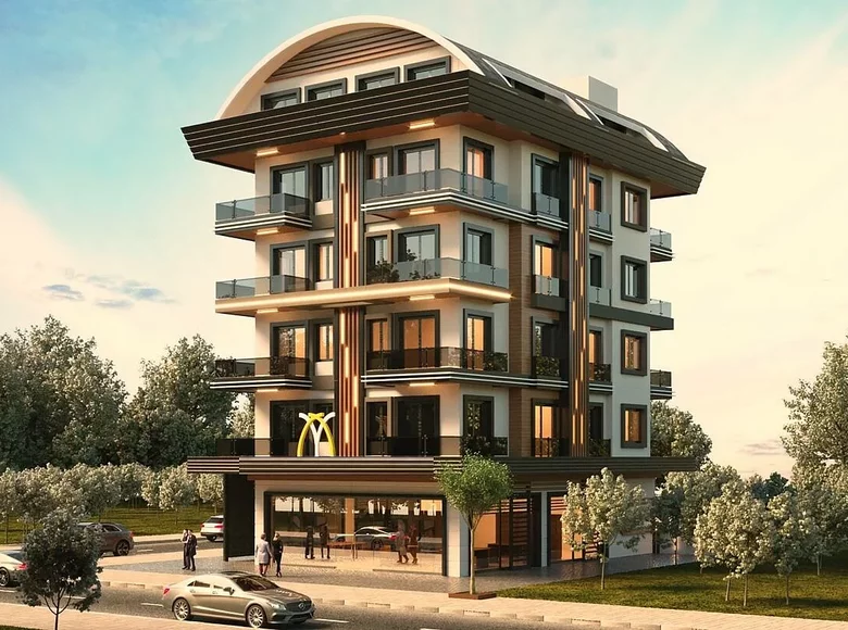 Penthouse 3 pokoi 95 m² Avsallar, Turcja