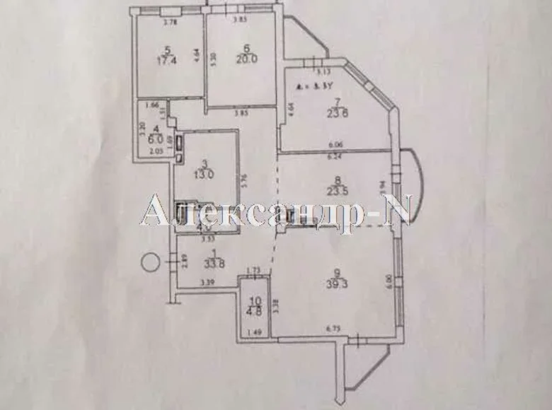 Apartamento 4 habitaciones 200 m² Odessa, Ucrania