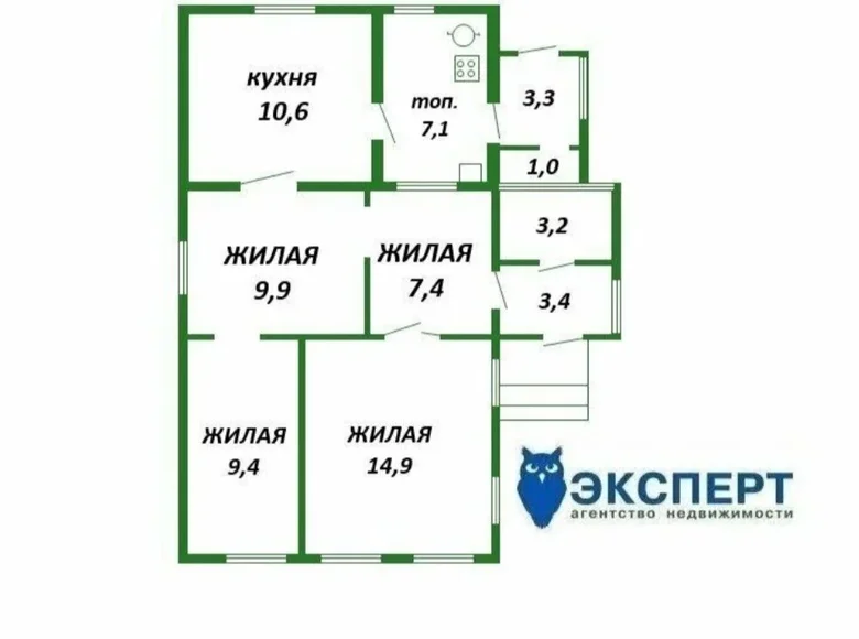 Casa 70 m² Dzyarzhynsk, Bielorrusia