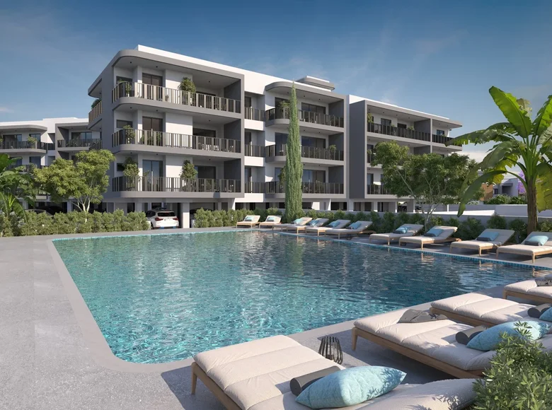 Квартира 1 спальня 64 м² Oroklini, Кипр