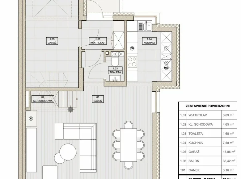 Дом 180 м² Варшава, Польша