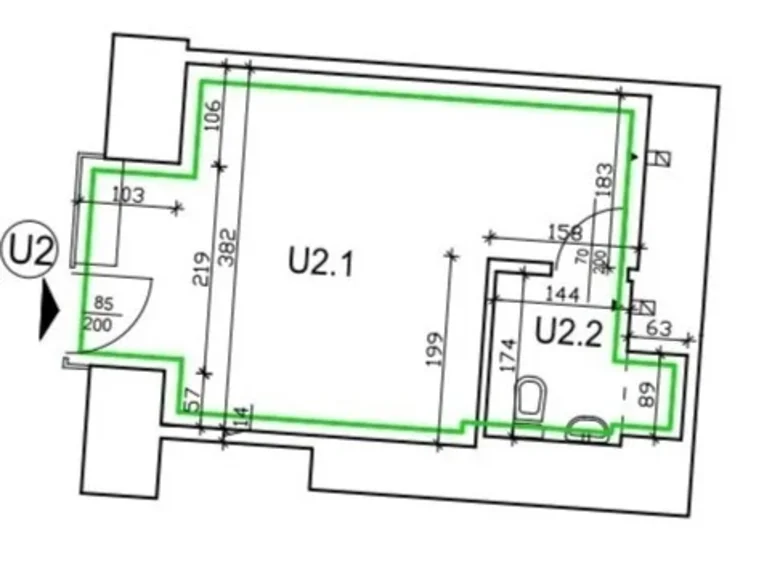 Apartment 21 m² Warsaw, Poland