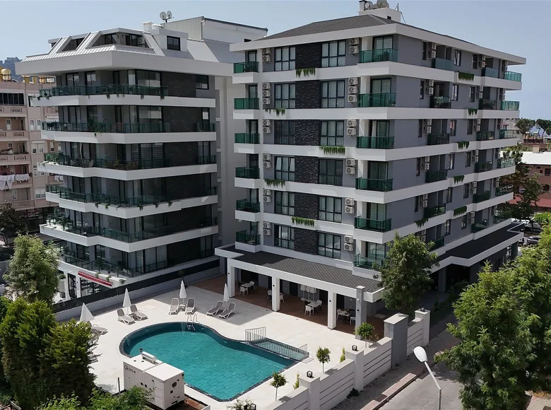 Mieszkanie 2 pokoi 65 m² Muratpasa, Turcja