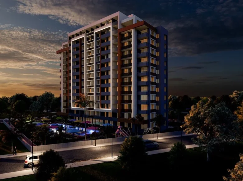 2 bedroom apartment 108 m² Mezitli, Turkey