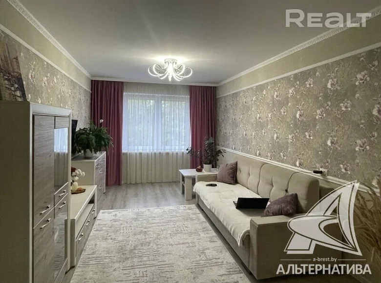 Квартира 1 комната 37 м² Брест, Беларусь