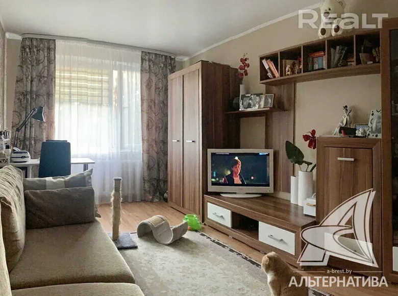 Mieszkanie 2 pokoi 47 m² Prużana, Białoruś