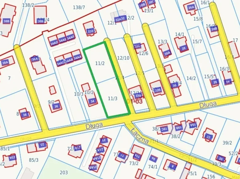 Działki 1 pokój 1 690 m² Marki, Polska