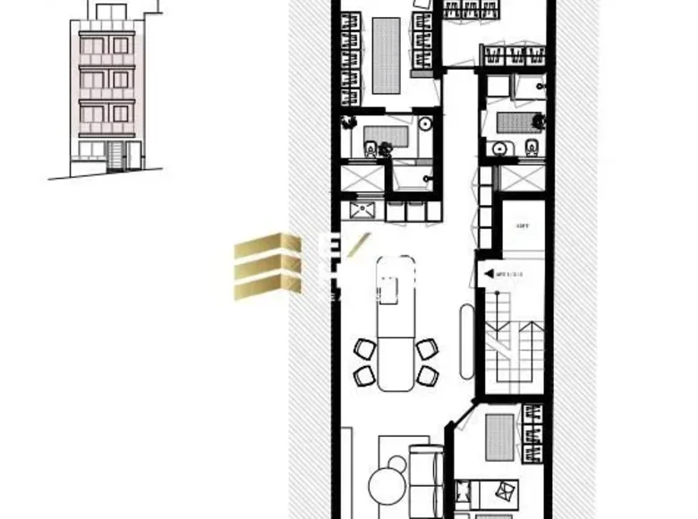 Apartamento 3 habitaciones  Mgarr, Malta