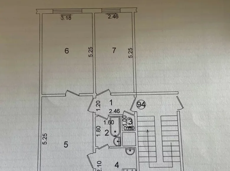 Kvartira 3 xonalar 67 m² Toshkentda