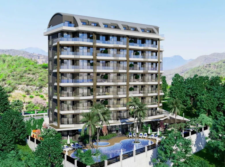 1 bedroom apartment 56 m² Demirtas, Turkey