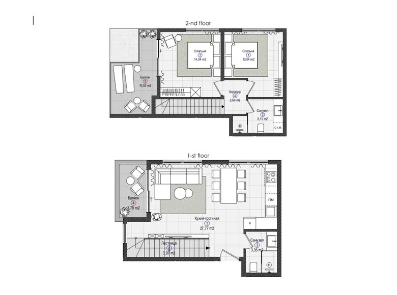 Appartement 2 chambres 90 m² Gazipasa, Turquie