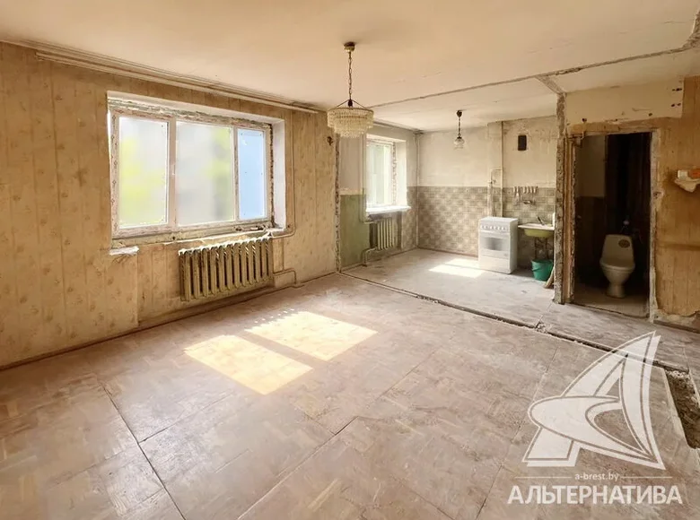 Mieszkanie 2 pokoi 52 m² Muchaviecki sielski Saviet, Białoruś