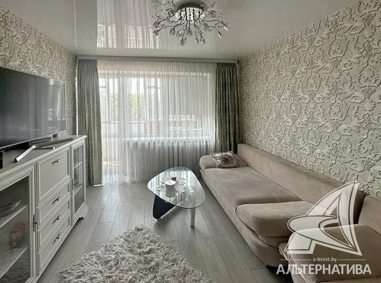 Квартира 2 комнаты 49 м² Брест, Беларусь