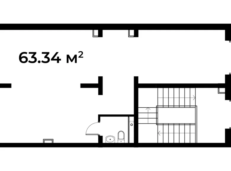 Квартира 63 м² Ташкент, Узбекистан