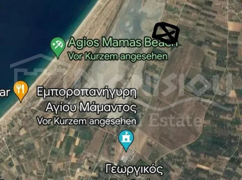 Działki 4 400 m² Agios Mamas, Grecja