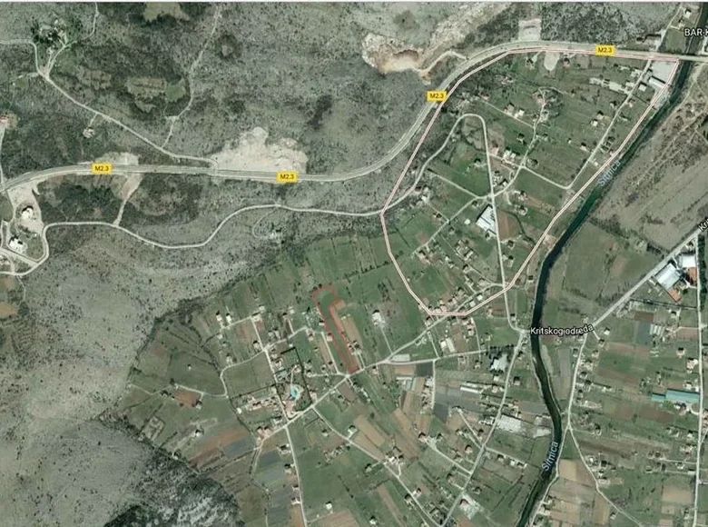 Land 7 000 m² Podgorica, Montenegro