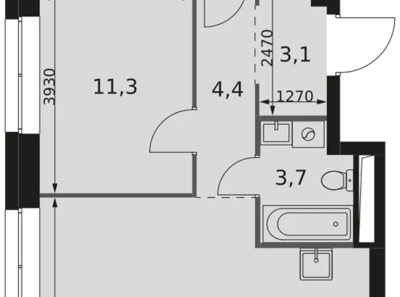 Wohnung 3 zimmer 67 m² Moskau, Russland