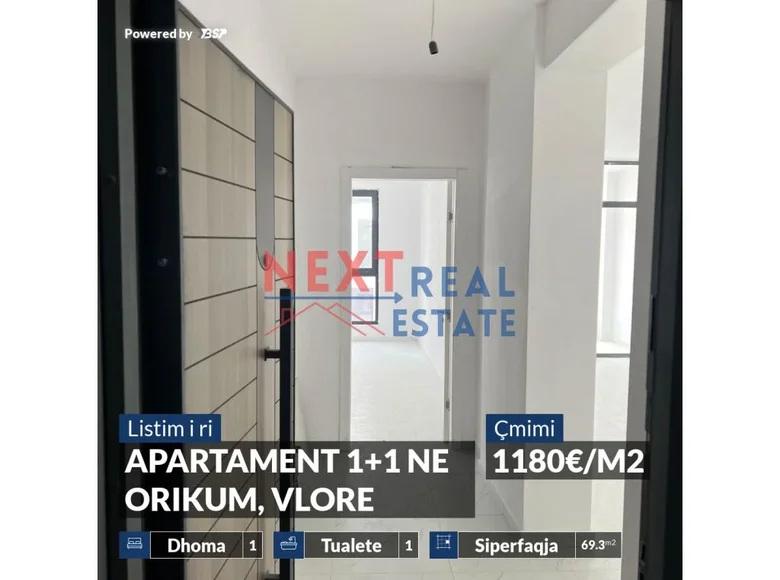 Apartamento 2 habitaciones 62 m² Orikum, Albania