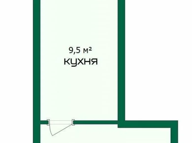 Casa 23 m² Baránavichi, Bielorrusia