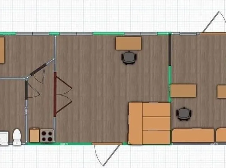 Wohnung 58 m² Warschau, Polen