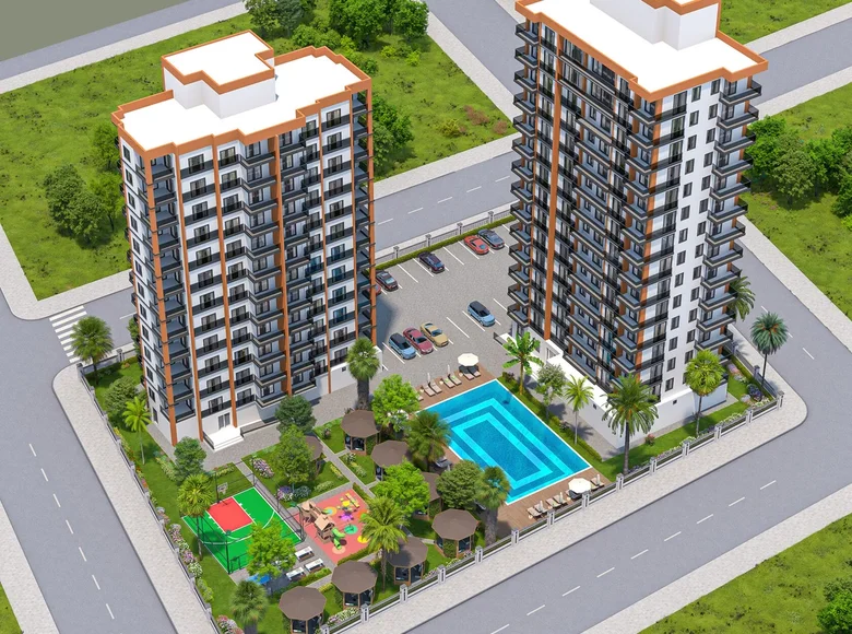 Apartamento 2 habitaciones 73 m² Mersin, Turquía