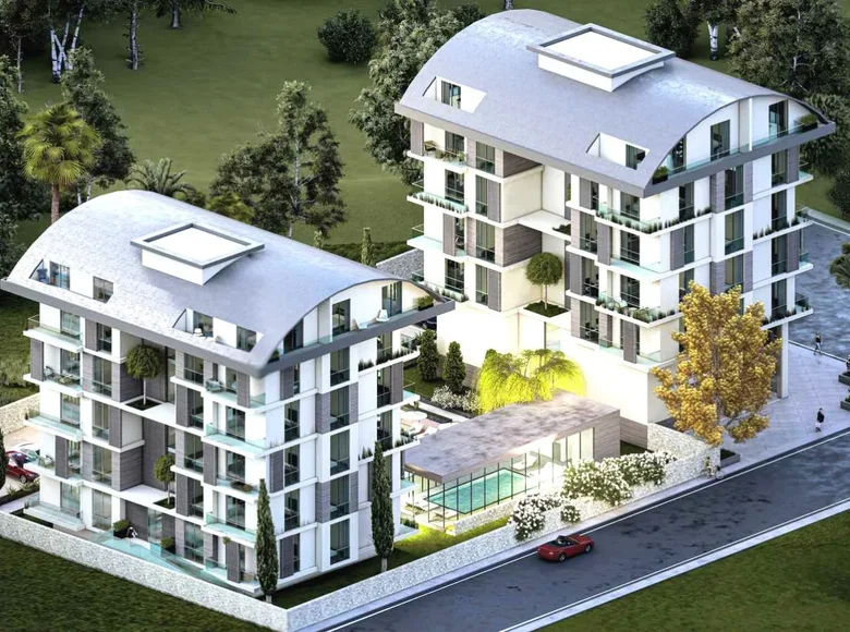 1 bedroom apartment 56 m² Kargicak, Turkey