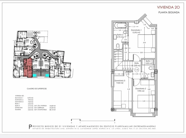 Penthouse 88 m² Tarifa, Spanien