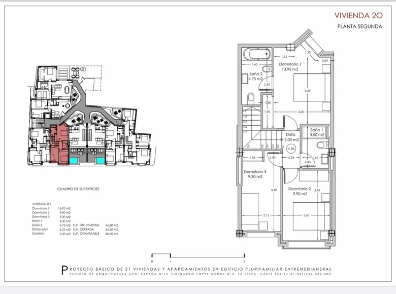 Ático 88 m² Tarifa, España