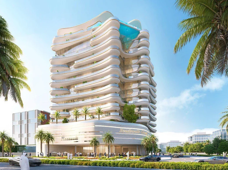 Residential complex New complex of furnished apartments Beach Walk Grand with a swimming pool and a convenient access to the beach in the heart of Dubai Islands