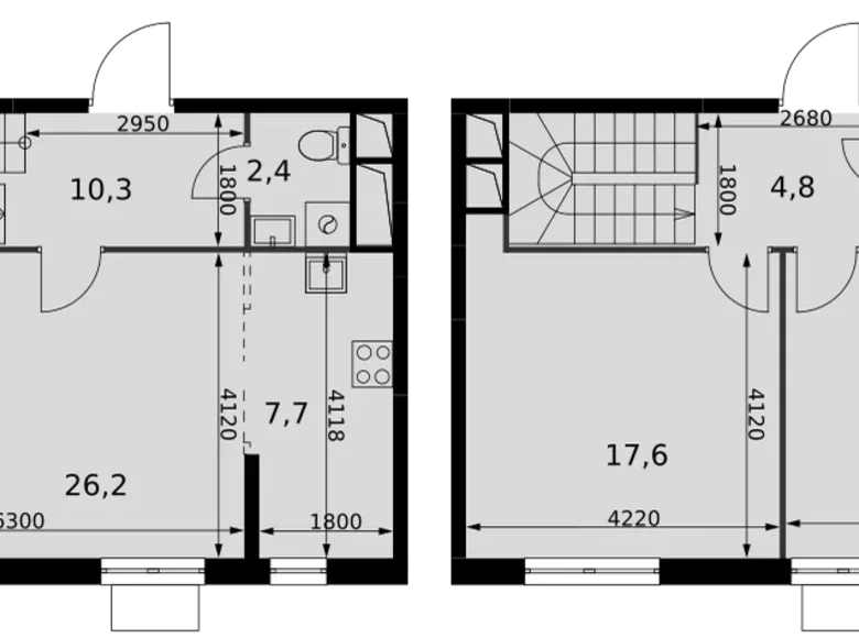 Appartement 3 chambres 89 m² Razvilka, Fédération de Russie