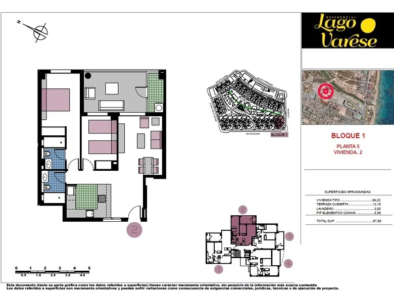 Apartamento 3 habitaciones 88 m² Urbanizacion Mil Palmeras, España