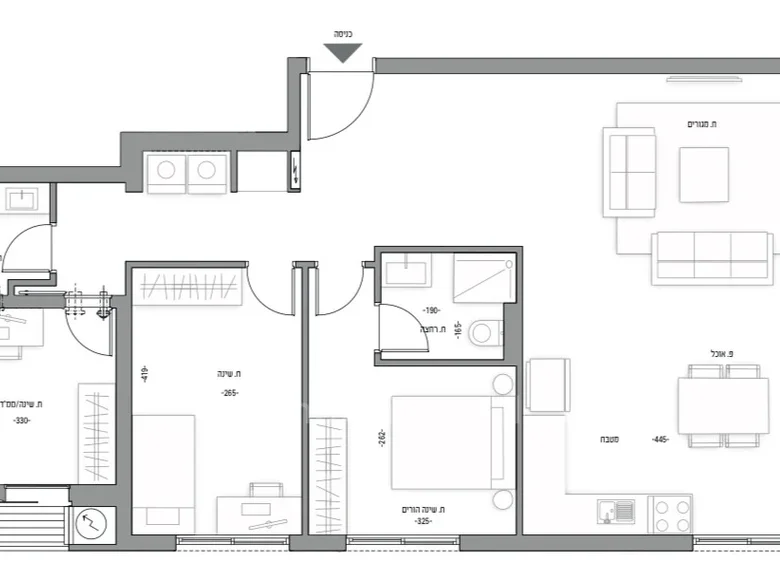 Квартира 4 комнаты 116 м² Тель-Авив, Израиль