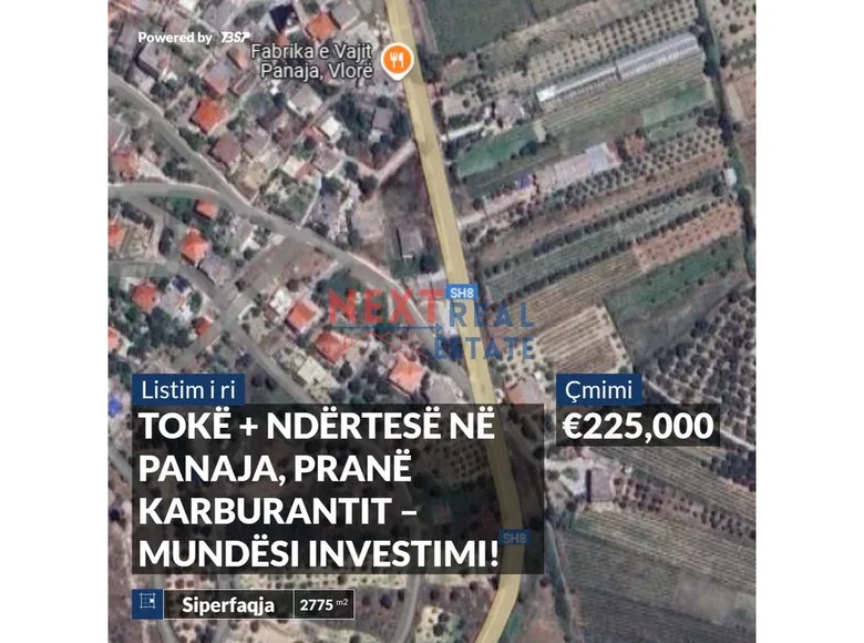 Земельные участки 96 м² Panaje, Албания