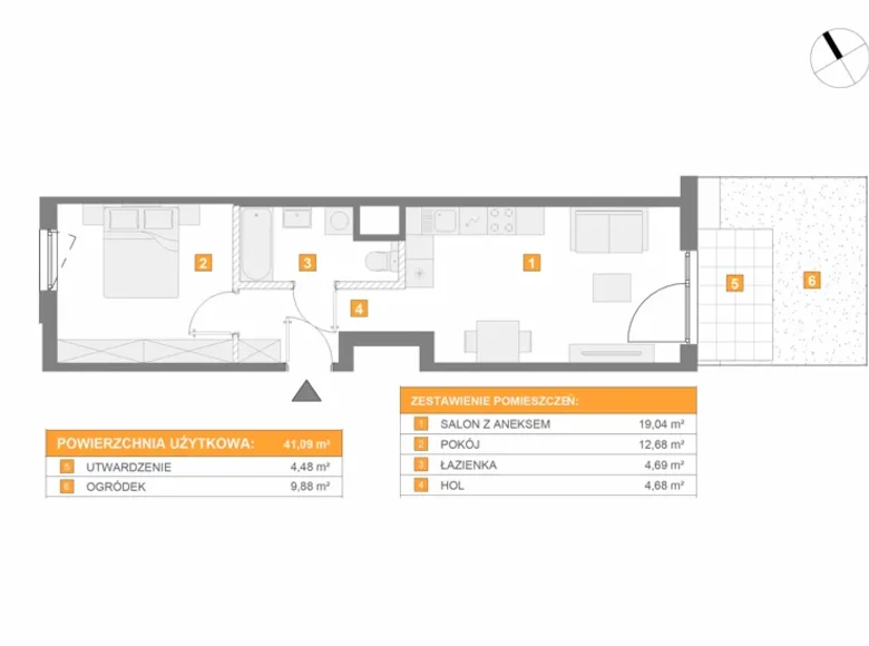 Apartamento 2 habitaciones  Varsovia, Polonia