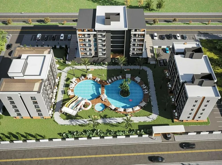 2 bedroom apartment 90 m² Kepez, Turkey