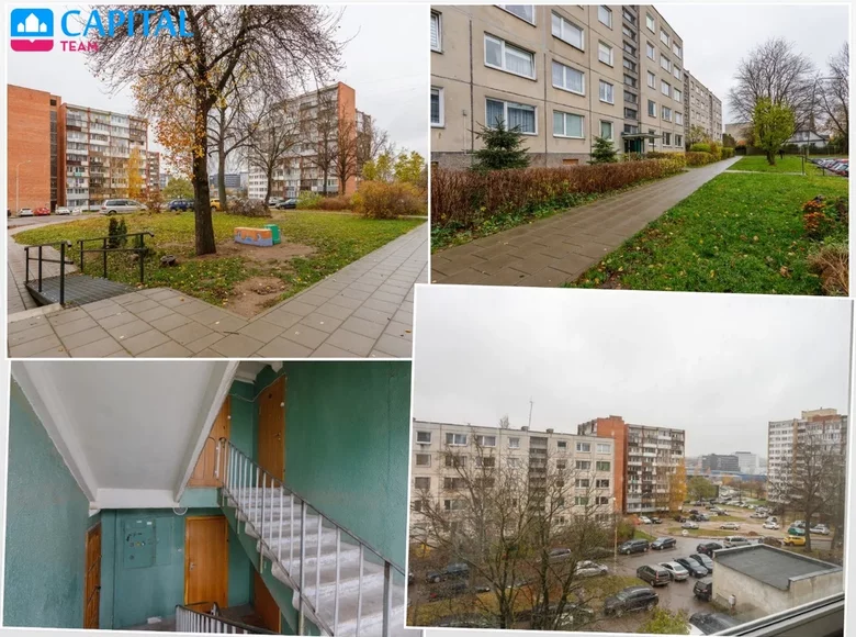 Apartamento 3 habitaciones 52 m² Vilnyus, Lituania