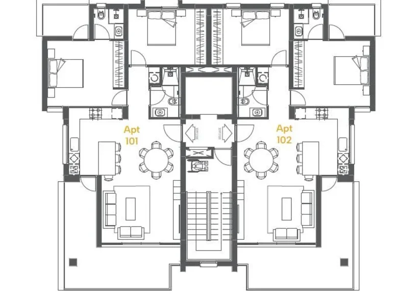 Mieszkanie 2 pokoi 108 m² Lefkosa Tuerk Belediyesi, Cypr Północny