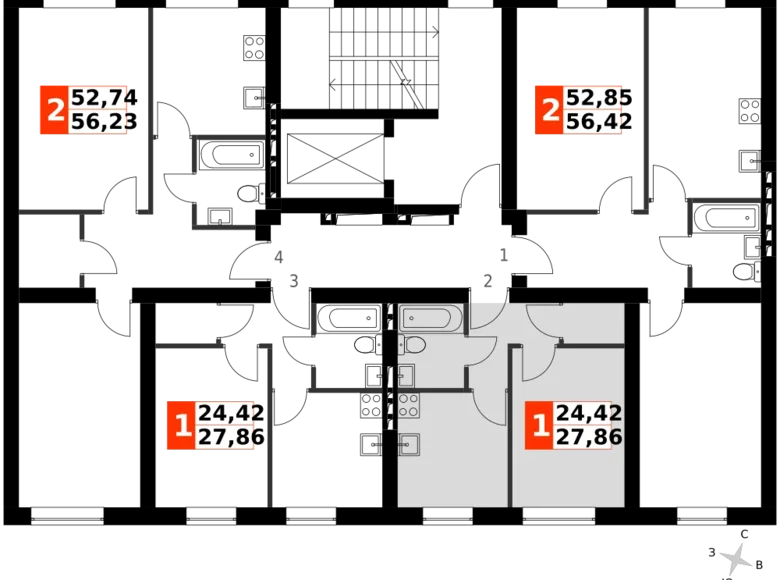 Wohnung 1 zimmer 28 m² Naro-Fominskiy gorodskoy okrug, Russland