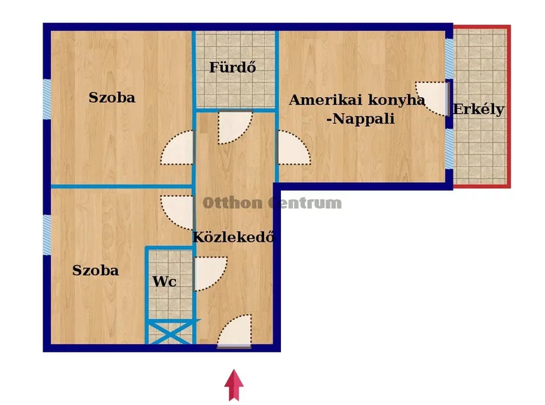 3 room apartment 50 m² Pecsi jaras, Hungary