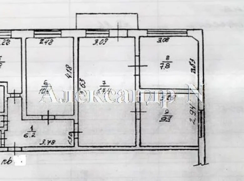 Mieszkanie 1 pokój 63 m² Odessa, Ukraina