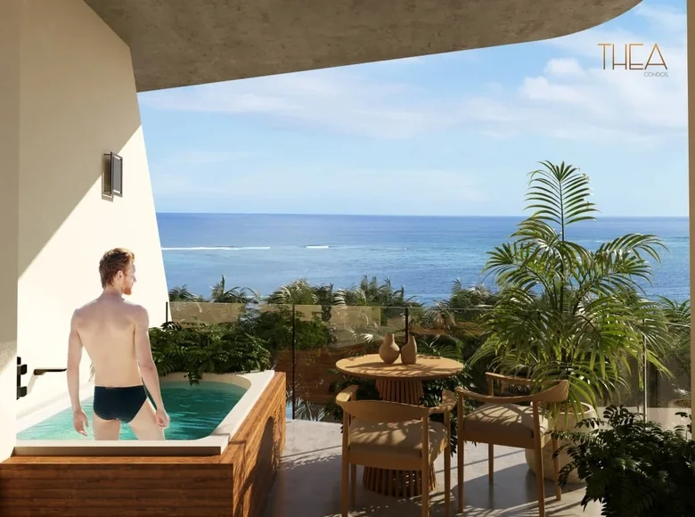 Пентхаус 2 спальни 1 043 м² Puerto Morelos, Мексика
